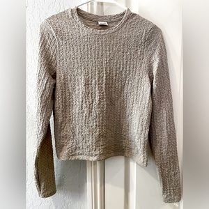 Abercrombie Crinkled texture long sleeve